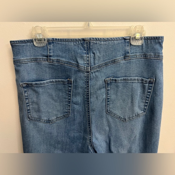 Elastic Hight Waist Flared Jeans Knox Rose - Picture 3 of 6